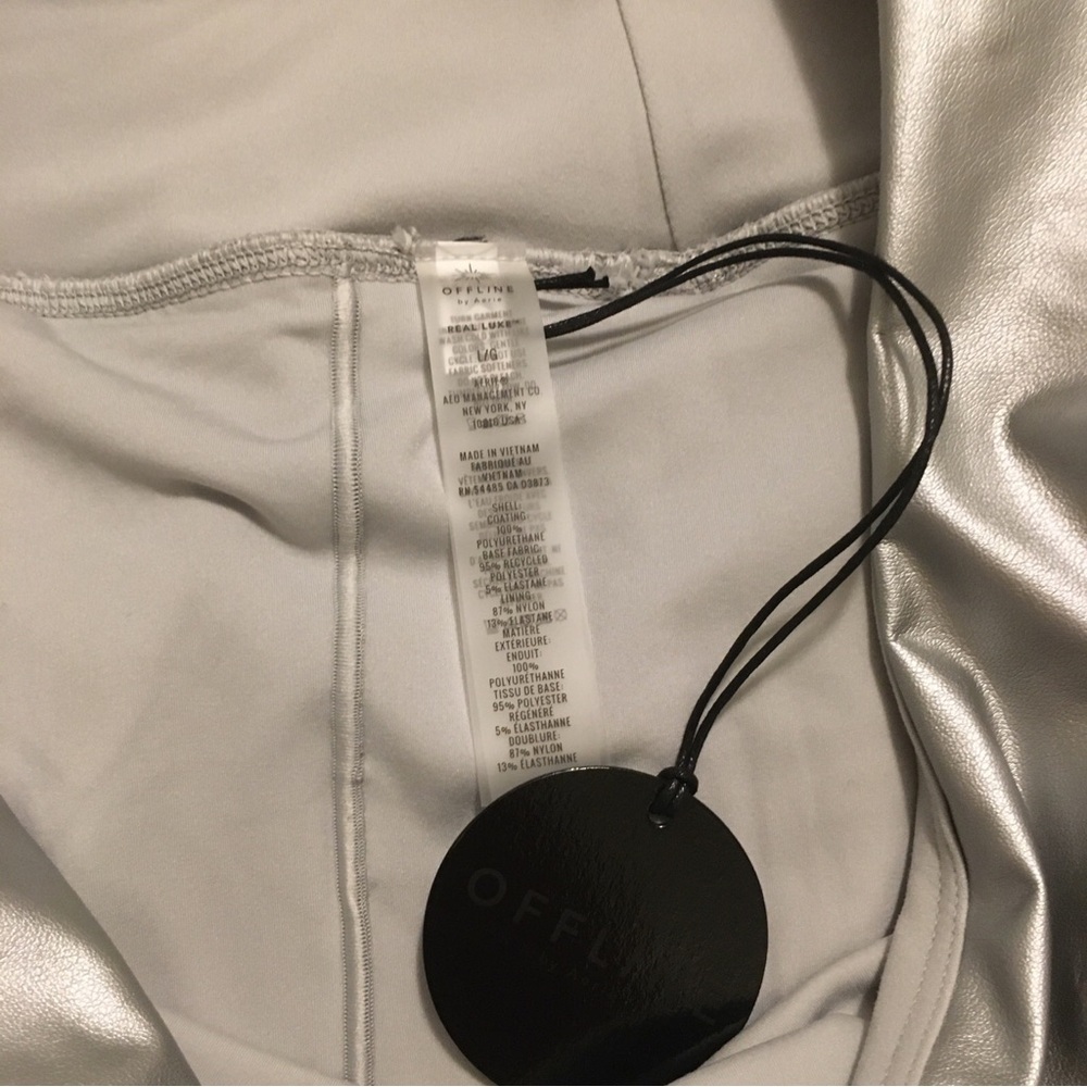 Aerie OFFLINE NWT Silver Women's Skirt - Picture 7 of 8